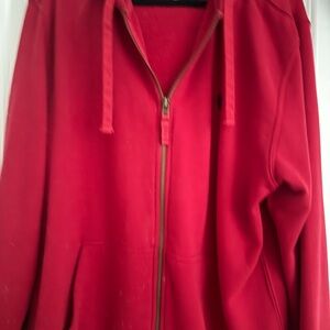Chaps Red Bomber Jacket xl mens or womens in excellent condition